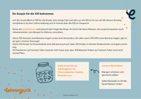Vorschau - Arbeitsblätter - Die Zahl 100 | Zahlraumerweiterung - Seite 1