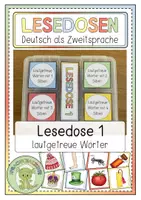 Vorschau - Fördermaterial/Inklusion - LESEDOSEN Lesedosen 1: lautgetreues Lesen - Deckblatt