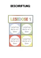 Vorschau - Fördermaterial/Inklusion - LESEDOSEN Lesedosen 1: lautgetreues Lesen - Seite 2