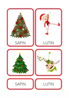 Aperçu - Apprentissages en autonomie - Vocabulaire de Noël - Page de couverture
