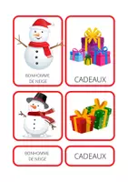Aperçu - Apprentissages en autonomie - Vocabulaire de Noël - Page 1