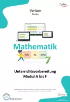 Vorschau - Stundenentwürfe - PowerPoint-Vorlage mit Rasterlinien - Deckblatt