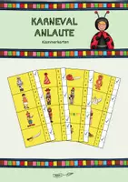 Vorschau - Spiele - Karneval/Fasching Anlautklammerkarten (+ Selbstkontrolle) - Deckblatt