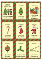 Vista previa - Juegos / Gamificación - Navidad - juego de vocabulario (primaria / ELE) - página 1