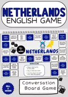 Vorschau - Spiele - Netherlands Conversation Board Game English Games 6. bis 7.Klasse - Deckblatt
