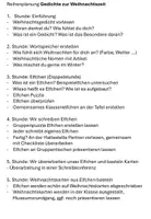 Vorschau - Unterrichtsreihen - Gedichtwerkstatt Weihnachts-/Winter Elfchen - Seite 1