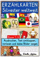 Vorschau - Fördermaterial/Inklusion - Silvester weltweit – Erzählkarten Grundschule - Deckblatt