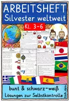 Vorschau - Arbeitsblätter - Silvester in aller Welt Klasse 3-6 Arbeitsheft (Silvester in anderen Ländern) - Deckblatt