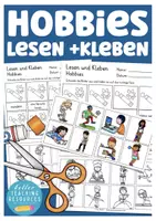 Vorschau - Arbeitsblätter - Lesen und Kleben Materialpaket Deutsch / DAZ - Seite 1