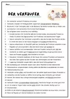 Vorschau - Fördermaterial/Inklusion - Text der Woche: Verkäufer - Seite 1