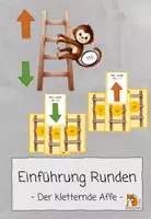 Vorschau - Aufgabenkarten - Runden | Auf oder Ab? | Übungskartei - Deckblatt