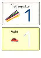 Vorschau - Stationenlernen - Zahlenweg Stationskarten - Seite 1