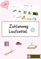 Vorschau - Stationenlernen - Buchstaben- und Zahlenweg Materialpaket - Seite 2