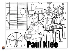 Vorschau - Mal- und Bastelvorlagen - Paul Klee: Ausmalbild und 2 Anleitungen zu seinen Kunstwerken - Seite 2
