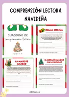 Vista previa - Hojas de trabajo - Pack de materiales navideños - Portada