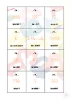 Vorschau - Aufgabenkarten - J‘ai … Qui a - Jeu de Conversation (nombres, chiffres, années) - Seite 2