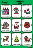 Aperçu - Jeux - VOCABULAIRE DE NOËL - Jeu de pêche (Paires) - Page 3