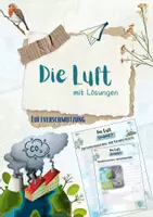 Vorschau - Arbeitsblätter - XL Materialpaket: Die Luft | Umwelt | Strömungen (5. & 6. Klasse, Nawi | Biologie | Weltkunde) - 8 fertige Unterrichtsstunden mit Lösungen - Seite 1