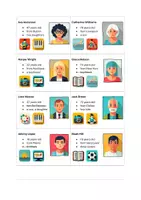 Vorschau - Bildkarten - Role cards / Rollenkarten auf Englisch: introduce yourself - Seite 2