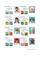 Vorschau - Bildkarten - Role cards / Rollenkarten auf Englisch: introduce yourself - Seite 3