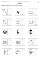 Vorschau - Stationenlernen - Weihnachtliches Lernpaket für die 1. Klasse - Deutsch und Mathematik - Seite 2