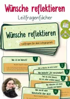 Vorschau - Fördermaterial/Inklusion - Wünsche reflektieren - Leitfragenfächer für dein Lehrgespräch - Deckblatt