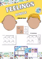Vista previa - Manualidades / Dibujos para colorear - Feelings (social emotional learning) - Portada