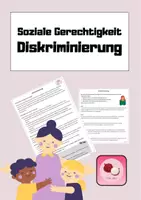 Vorschau - Arbeitsblätter - Soziale Gerechtigkeit - Diskriminierung - Deckblatt
