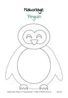 Vorschau - Arbeitsblätter - Bastelanleitung Pinguin: Mit Transparentpapier basteln | Fensterbild basteln im Winter - Seite 2