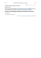 Vorschau - Test - Exam_inkl_EWH_Social_Media_and_Mediation_the_Media - Seite 1