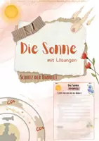 Vorschau - Arbeitsblätter - Die Sonne: Schutz der Umwelt | Nachhaltigkeit (5. & 6. Klasse Nawi, Biologie) - Deckblatt