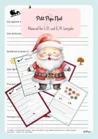 Vorschau - Arbeitsblätter - Petit Papa Noel - Hör-/Leseverstehen zu Weihnachten - Deckblatt