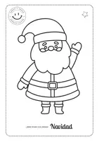 Vista previa - Manualidades / Dibujos para colorear - Libro para Colorear de Navidad Infantil - página 1