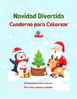 Vista previa - Manualidades / Dibujos para colorear - Cuaderno para colorear de navidad - Portada
