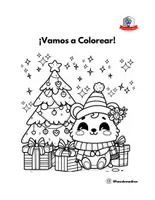 Vista previa - Manualidades / Dibujos para colorear - Cuaderno para colorear de navidad - página 2