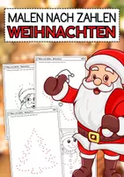 Vorschau - Mal- und Bastelvorlagen - Malen nach Zahlen - Weihnachten - Deckblatt