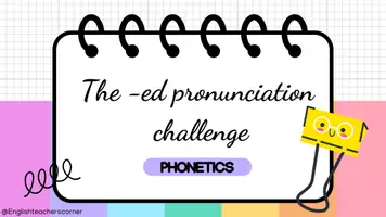 Vista previa - Juegos / Gamificación - Phonetics - The -ed challenge - página 1