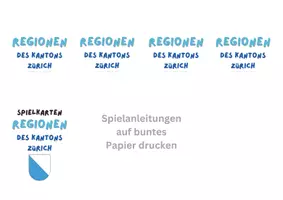 Vorschau - Spiele - Kanton Zürich: Spielkarten Regionen - Seite 1