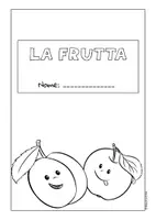 anteprima - Esercizi - "La frutta" fogli di lavoro - Pagina di copertina