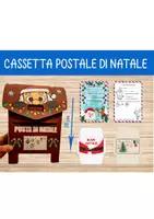 anteprima - Materiale di supporto/inclusione - 📮 Cassetta Postale Natalizia con Letterina per Babbo Natale - Pagina di copertina