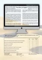 Vorschau - Arbeitsblätter - The Story of Apple • ABs + Musterlösung - Deckblatt