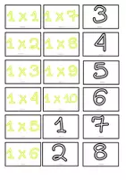 Προεπισκόπηση - Flashcards - Pack εκμάθησης και εξάσκησης προπαίδειας - Σελίδα 1