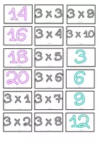 Προεπισκόπηση - Flashcards - Pack εκμάθησης και εξάσκησης προπαίδειας - Σελίδα 3