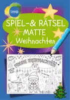 Vorschau - Spiele - Materialpaket - Ausmalbilder Weihnachten - Spiel- & Rätselmatten "Weihnachten" | Aufgaben für Schnelle | Ich bin fertig Aufgaben | Lückenfüller - Seite 1