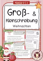 Vorschau - Unterrichtsreihen - Groß- und Kleinschreibung - WEIHNACHTEN - Deckblatt