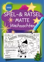 Vorschau - Mal- und Bastelvorlagen - Ausmalbilder Weihnachten - Spiel- & Rätselmatte "Weihnachten" | Aufgaben für Schnelle | Ich bin fertig Aufgaben | Lückenfüller - Deckblatt