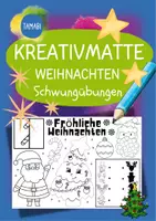Vorschau - Arbeitsblätter - Schwungübungen Vorschule - Kreativmatte "Weihnachten" - Schwungübungen - malen & zeichnen | Vorschule | Schwungübungen Klasse 1 | Winter Kindergarten | Aufgaben für Schnelle | Ich bin fertig Aufgaben | Lückenfüller | Ausmalbilder Weihnachten - Deckblatt