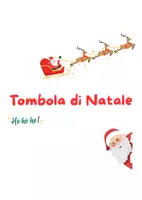 anteprima - Giochi - Tombola di Natale - Pagina di copertina