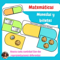 Vista previa - Hojas de trabajo - Matemáticas: monedas y billetes - Portada