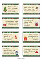 Vorschau - Aufgabenkarten - At the Christmas market speaking cards / Gesprächskarten (Englisch) - Seite 2